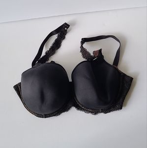 Wacoal Vivid Encounter Black T-Shirt Bra Sz 34DD